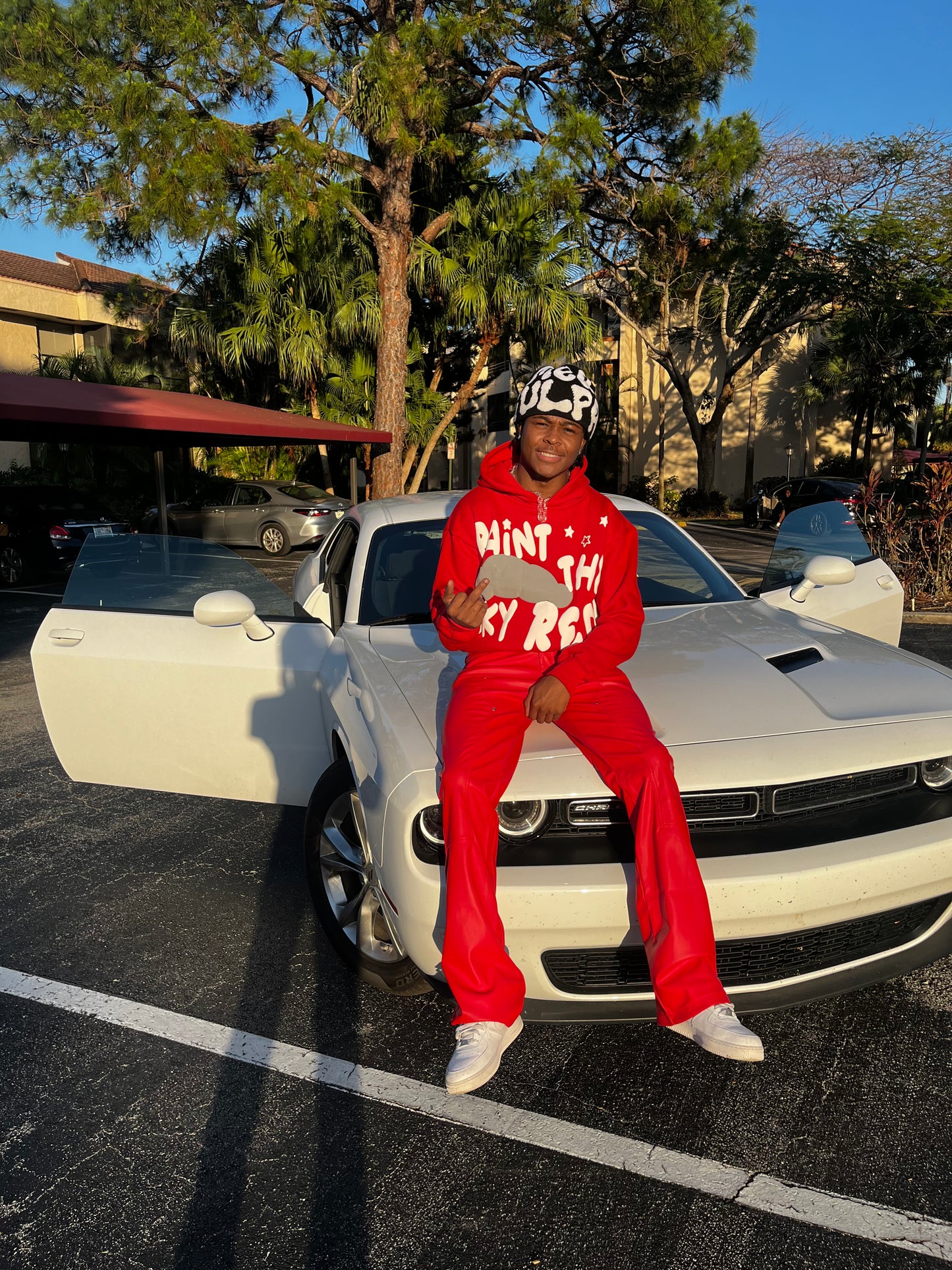 "Red" Paint The Sky Red! Hoodie