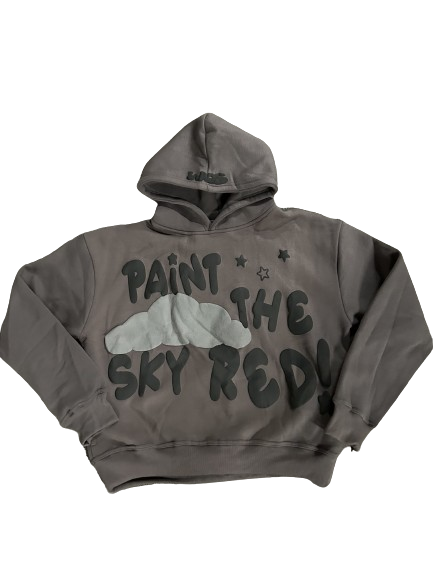 *Taupe* Paint The Sky Red! Hoodie LIMITED EDITION